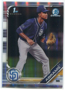 2019 Bowman Chrome Draft Refractor bdc85 CJ Abrams Rookie