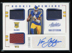 2020 Absolute 226 Van Jefferson Rookie Triple Ball Jersey Auto 150/399