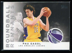 2009-10 Topps Roundball Remnants Patches RRPG Pau Gasol Patch 18/50