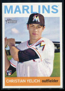 2013 Topps Heritage h536 536 Christian Yelich Rookie