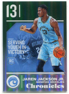 2018-19 Panini Chronicles Green 524 Jaren Jackson Jr. Rookie 7/25