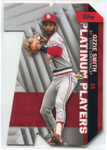 2021 Topps Platinum Players Die Cuts Red pdc21 Ozzie Smith 6/10