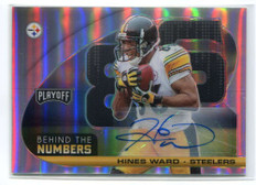 2021 Playoff Behind the Numbers Signatures 14 Hines Ward Auto 39/49