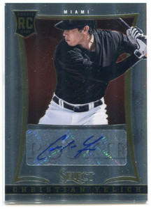 2013 Select 190 Christian Yelich Rookie Auto 253/500