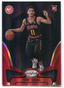 2018-19 Certified Red 155 Trae Young Rookie 135/299