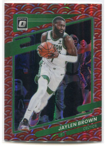 2021-22 Donruss Optic Photon Refractor 19 Jaylen Brown