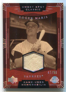 2004 Sweet Spot Classic Silver Rainbow SSRM Roger Maris Pants Jersey 47/50