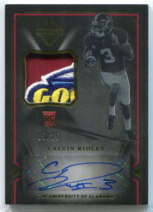 2018 Panini Majestic Gold 120 Calvin Ridley Rookie Bowl Game Patch Auto 5/25