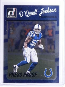 2016 Panini Donruss Black Press Proof D'Qwell Jackson #D07/10 #128 *64378