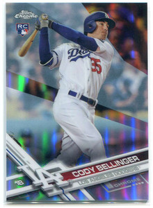 2017 Topps Chrome Update Refractor hmt10 Cody Bellinger Rookie 19/250