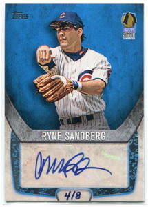 2014 Topps Industry Summit Autographs RS Ryne Sandberg Auto 4/8