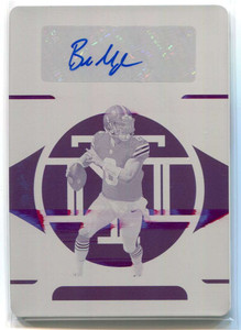 2021 Panini National Treasures Signatures Printing Plate Baker Mayfield Auto 1/1