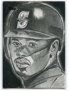 2021 Topps Sketch Ken Griffey Jr. Juan Rosale Sketch 1/1