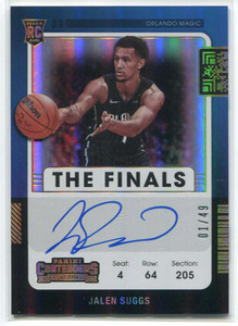 2021-22 Panini Contenders The Finals Ticket 105 Jalen Suggs Rookie Auto 1/49