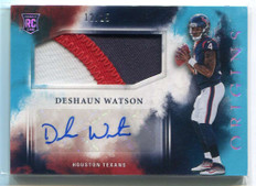 2017 Panini Origins Turquoise 101 Deshaun Watson Rookie Patch Auto 12/25