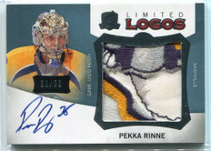 2012-13 The Cup Limited Logos Autographs LLRI Pekka Rinne Patch Auto 50/50