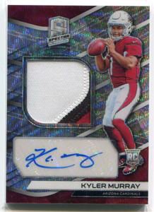 2019 Panini Spectra Wave 202 Kyler Murray Rookie Patch Auto 16/25