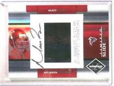 2008 Leaf Limited Slideshow Matt Ryan Autograph Auto #D12/50 #SS6