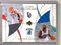 2002-03 Ultimate Collection Dual Jason Kidd Baron Davis Jersey #D022/125