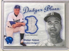 2001 Fleer Greats Of The Game Dodger Blues Walter Alston Jersey #1