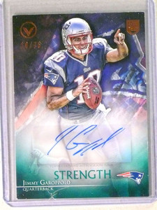 2014 Topps Valor Strength Jimmy Garoppolo Autograph Auto #D19/75 #VAJG