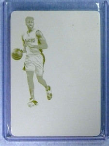 2016-17 Flawless Logoman Auto Yellow Printing Plate D'Angelo Russell #D1/1