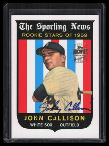 2001 Topps Archives Autographs taa61 John Callison Auto