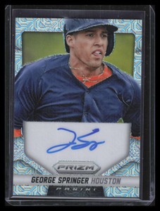 2014 Panini Prizm Autographs Prizms Mojo GS George Springer Rookie Auto 10/75