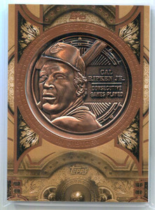 2015 Topps Update Etched in History eih12 Cal Ripken Jr. Medallion