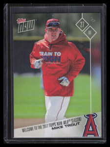 2017 Topps Now Mike Trout Promo Coupon NNO Mike Trout