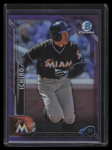 2016 Bowman Chrome Purple Refractor 37 Ichiro Suzuki 15/250