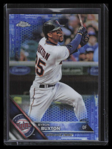 2016 Topps Chrome Blue Refractor 83 Byron Buxton 119/150