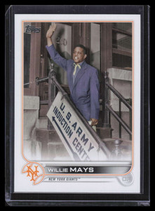 2022 Topps Update Photo Variations us24c Willie Mays Waving SP