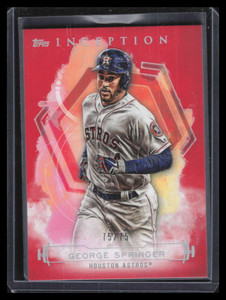 2019 Topps Inception Red 24 George Springer 75/75