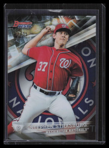 2016 Bowman's Best Orange Refractor 52 Stephen Strasburg 2/35