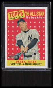 2007 Topps Heritage 483 Derek Jeter AS SP Topps Magazine All Star Selection