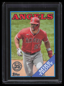 2023 Topps '88 Topps Black t8845 Mike Trout 31/299