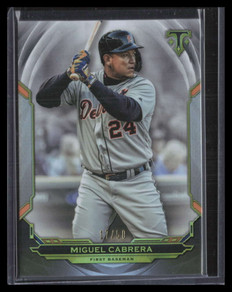 2019 Topps Triple Threads Onyx 91 Miguel Cabrera 17/50