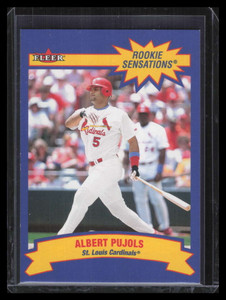 2002 Fleer Rookie Sensations 2 Albert Pujols 449/1500