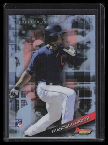 2015 Bowman's Best Refractor 3 Francisco Lindor Rookie (a)