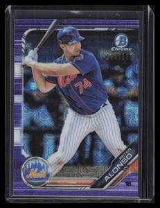 2019 Bowman Chrome Mega Prospects Purple Refractor Pete Alonso Rookie 134/250