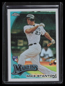 2010 Topps Chrome Wrapper Redemption Refractor 190 Giancarlo Stanton Rookie 740