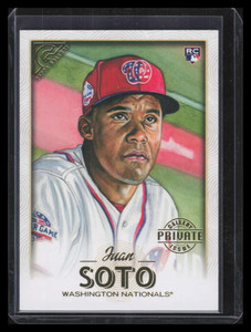 2018 Topps Gallery Player's Private Issue 126 Juan Soto Rookie 153/250