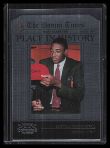 2010-11 Playoff Contenders Place in History Die Cuts 23 Scottie Pippen 106/299