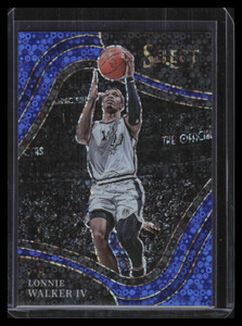 2021-22 Select Prizms Blue Disco Refractor 229 Lonnie Walker IV 4/25