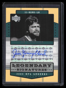 2004 Upper Deck Legends Legendary Signatures LSJY Jim Youngblood Auto