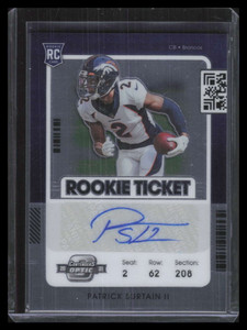 2021 Panini Contenders Optic 145 Patrick Surtain II Rookie Auto