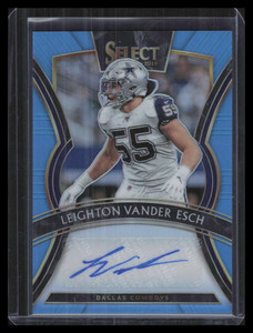 2019 Select Signatures Prizm Blue SPLV Leighton Vander Esch Auto 15/25