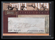 2010 Classics Classic Cuts 75 Weeb Ewbank Cut Auto 8/80