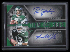 2019 Panini Majestic Team Signs Autographs 20 Cunningham Jaworski Dual Auto 3/5